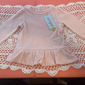 Pair of Cat & Jack 12M pink little girl adorable dresses. 2 identical dresses